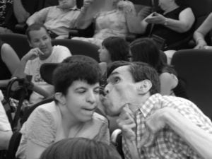 Dos personas con discapacidad en el cine