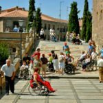 foto de turistas en salamanca