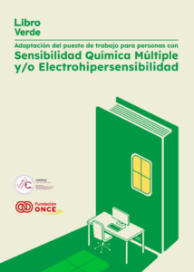 portada del documento: dibujo de un escritorio con ordenador en el que la pared es un libro verde con una ventana
